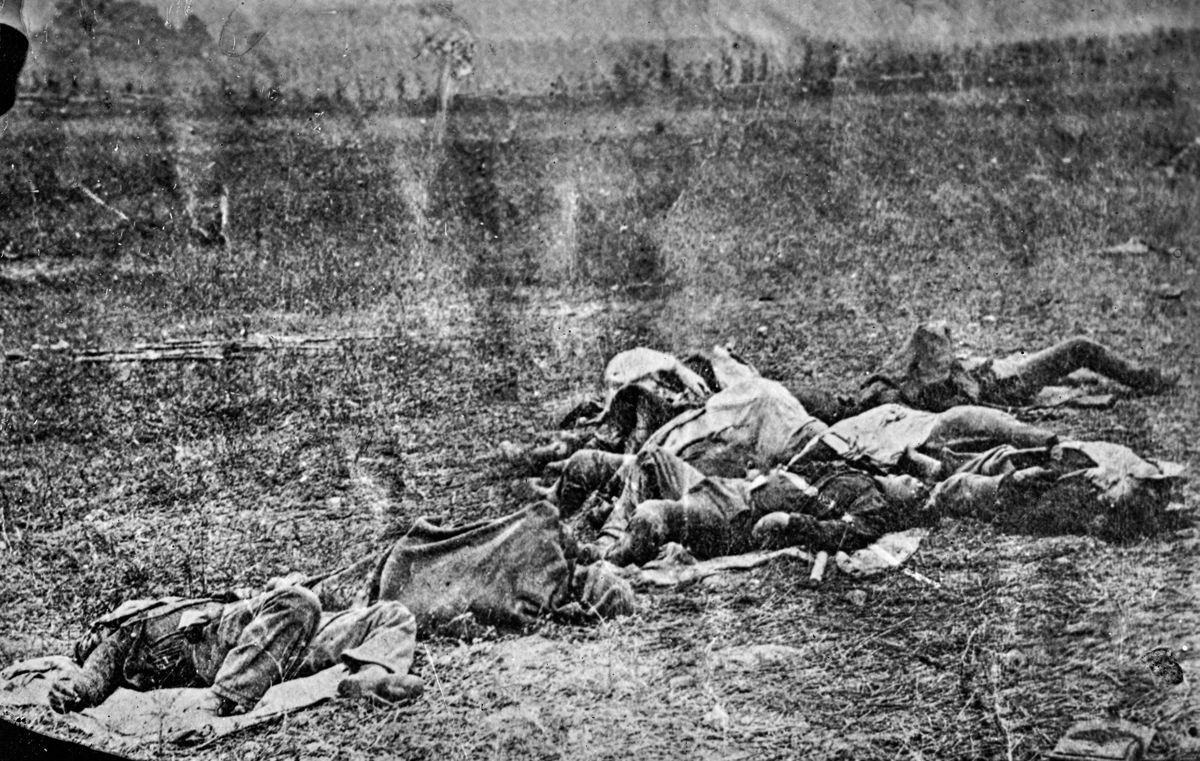 (All photos Library of Congress) The Sunken Road, or Bloody Lane.