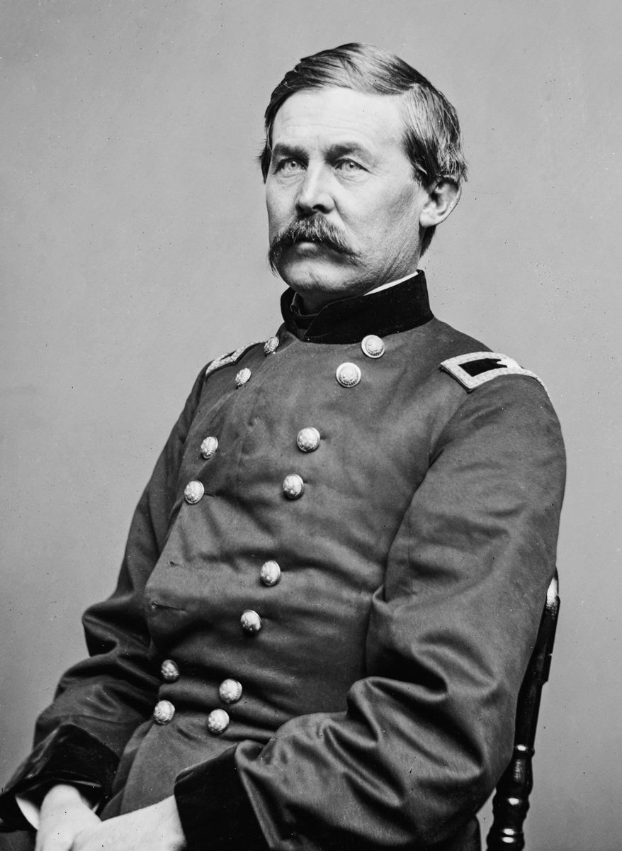 Brig. Gen. John Buford (Maj. Gen. from July 1, 1863). Library of Congress.