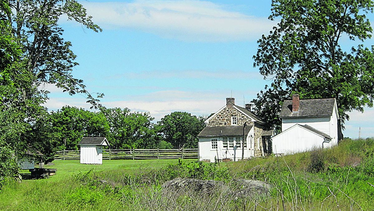 The John and Catherine (Study) Slyder Farm was on the western side of Big Round Top.