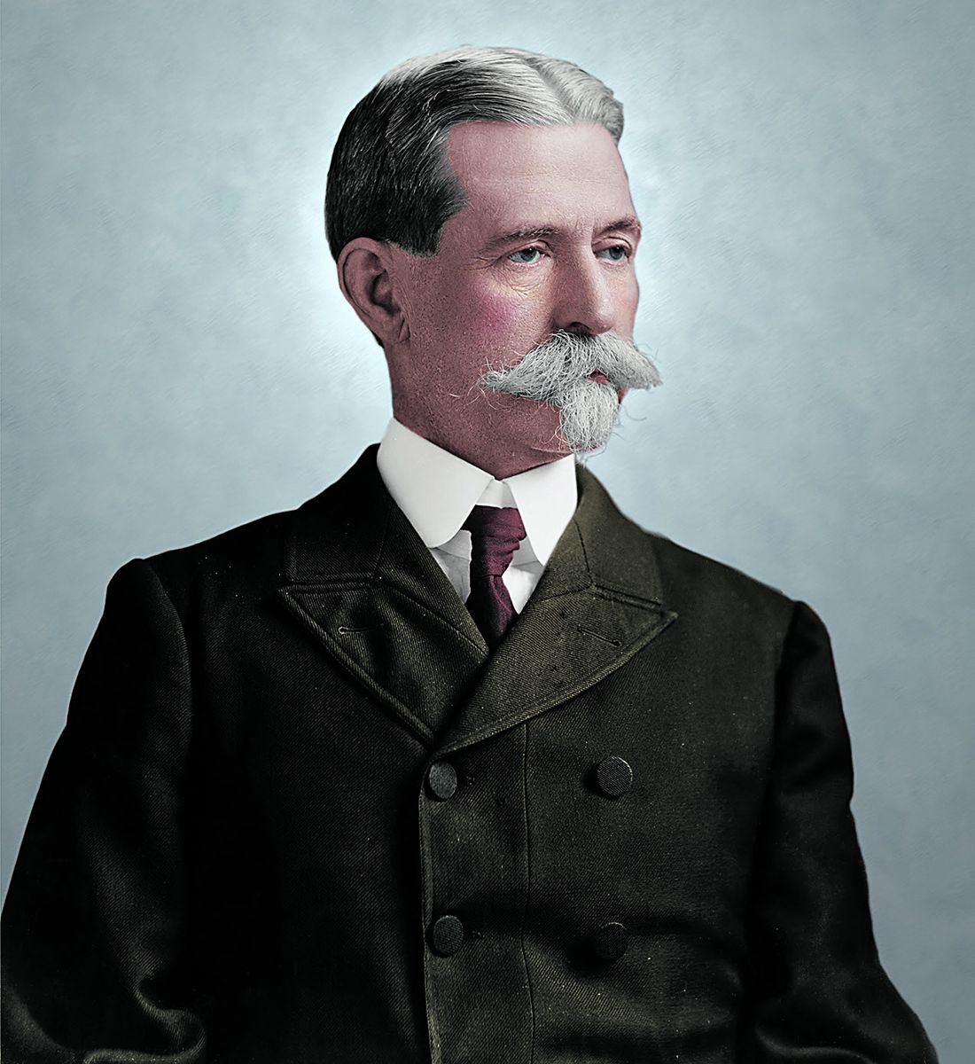 James E. Hanger, colorization ©2020 civilwarincolor.com courtesy civilwarincolor.com/cwn. Library of Congress.