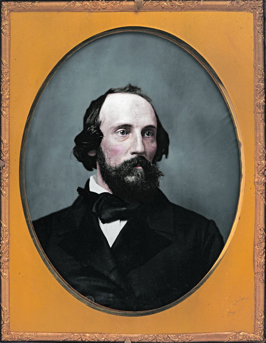 Fredrick West Lander, 1821–1862, colorization ©2020 civilwarincolor.com courtesy civilwarincolor.com/cwn. National