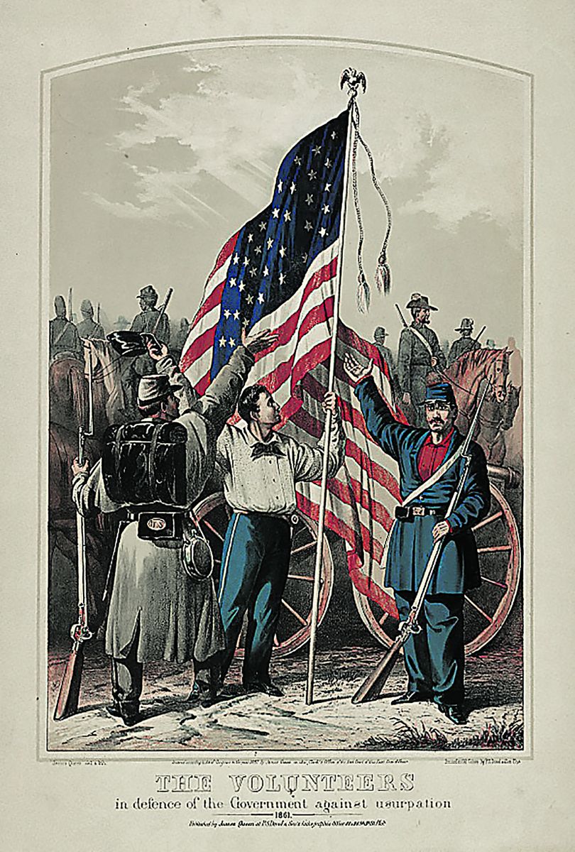 “The Volunteers in Defence (sic) of the Government Against Usurpation.” Library of Congress.
