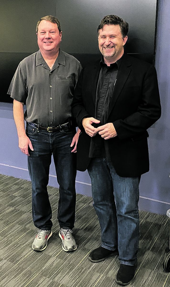 ECW’s Chris Mackowski (right) and Civil War News Publisher Jack Melton spent some time together in mid-January.
