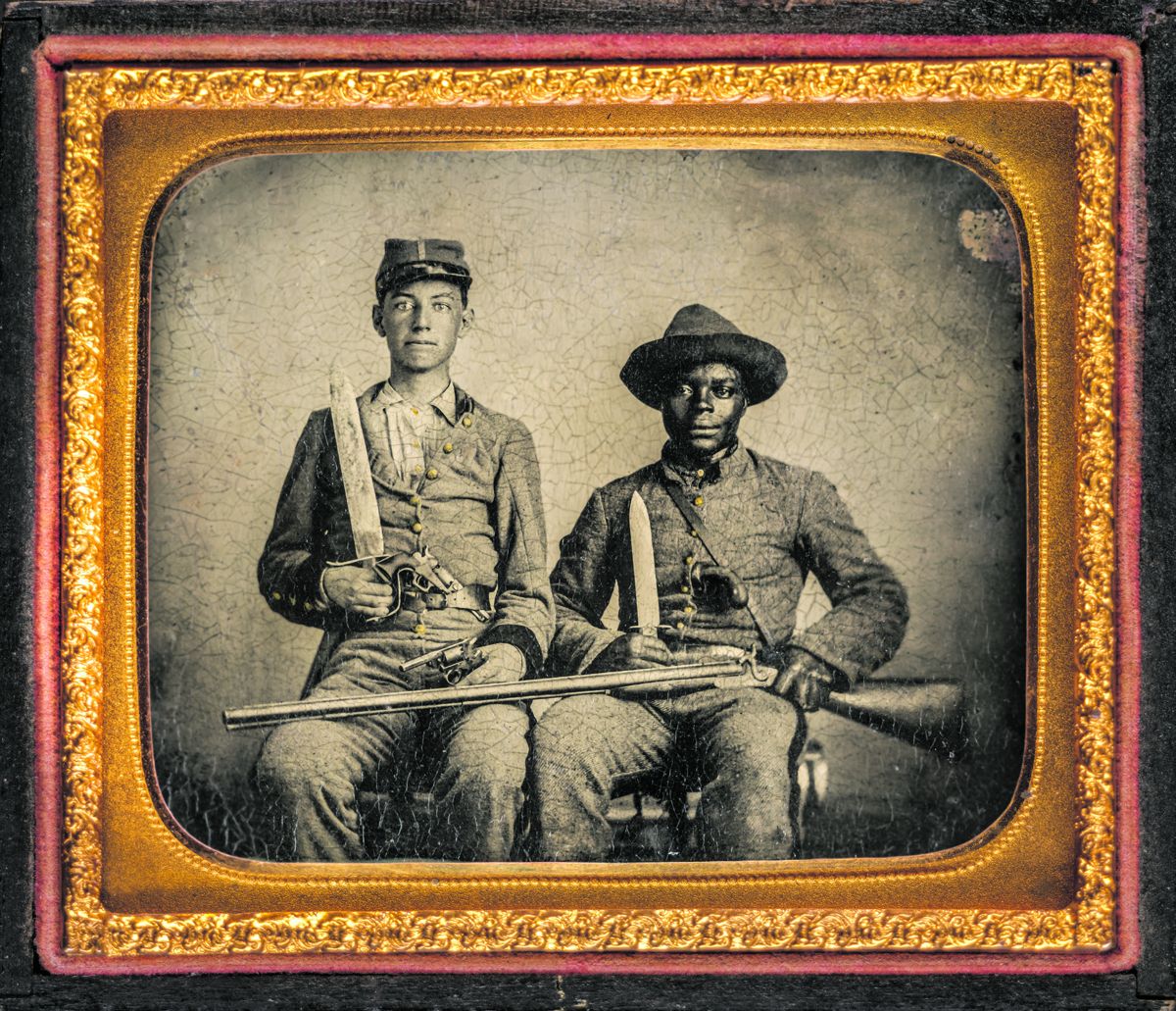 Myth: Thousands of enslaved and free African American soldiers fought for the Confederacy — lead photograph from the original article