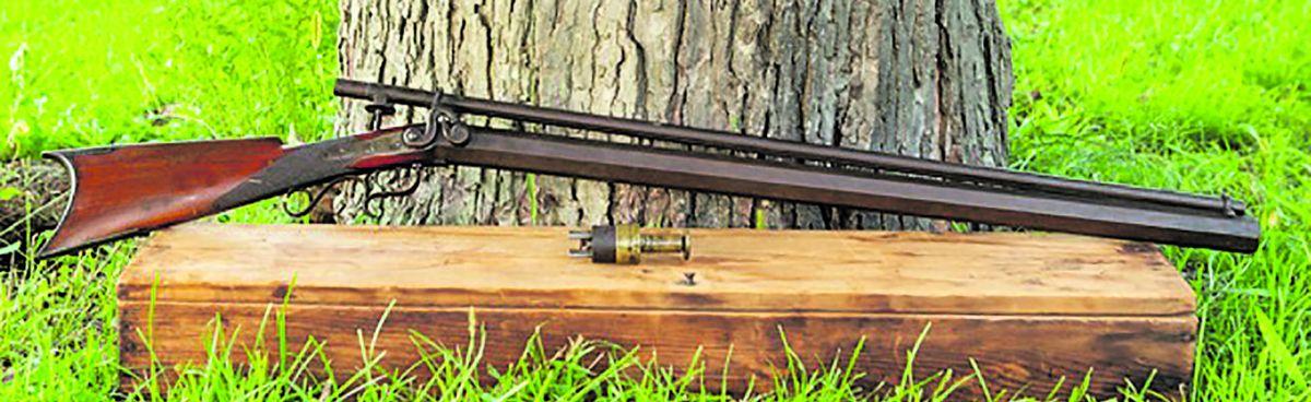 Most likely the finest surviving identified Berdan heavy barreled sharpshooter rifle. Made without the patchbox usually seen on sporting target rifles.