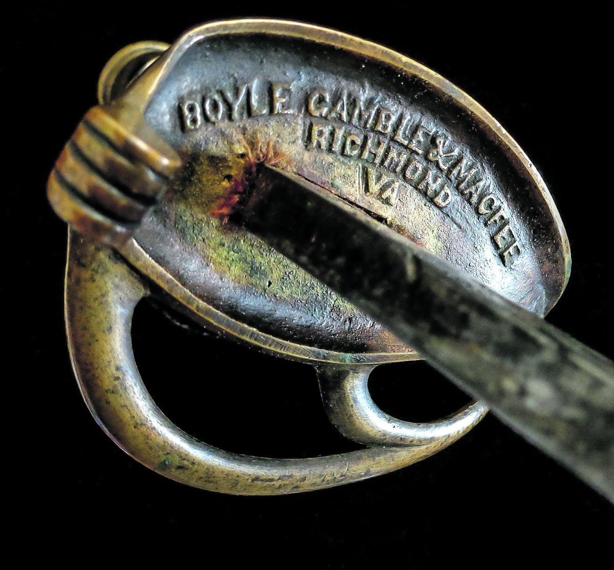 The sword by Boyle, Gamble & MacFee that was sold with the