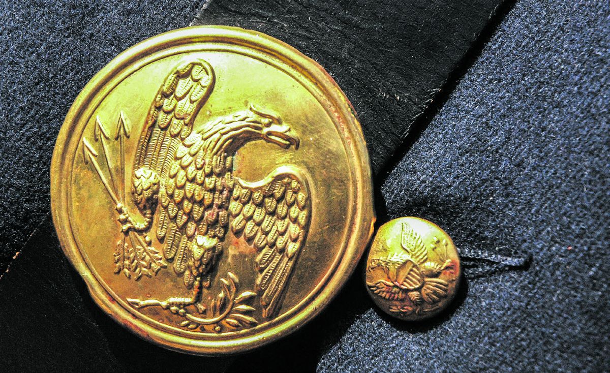 “Eagle Upon His Button.”