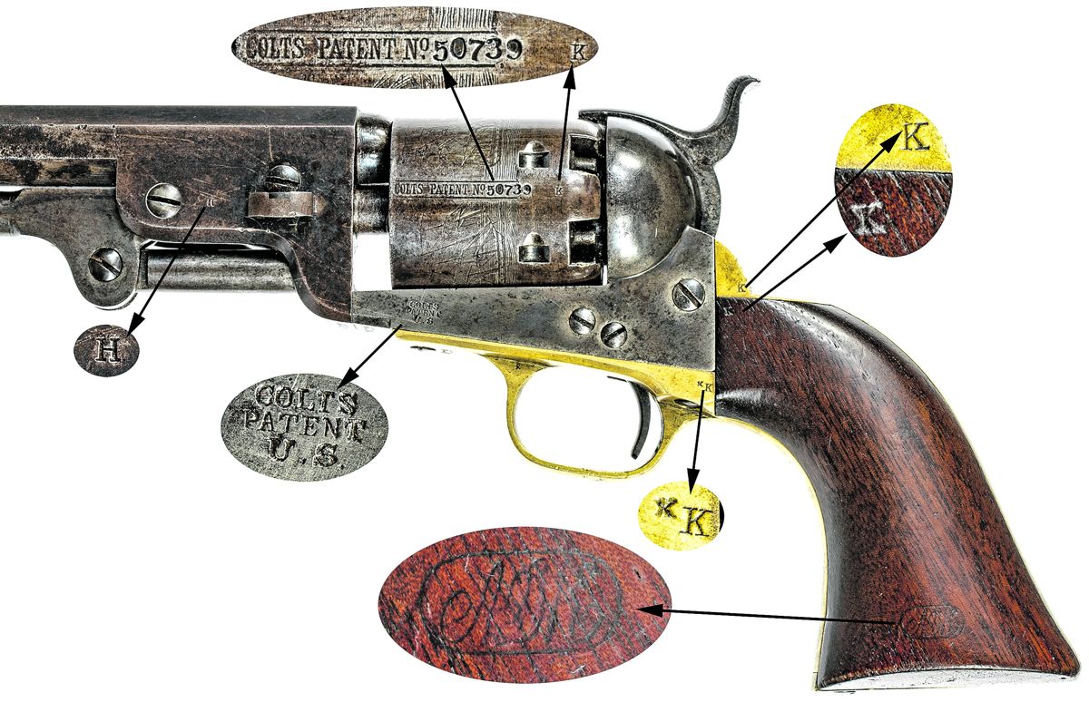 Obverse view of a U.S. military contract Colt Navy revolver. (All photos by Tim Prince)