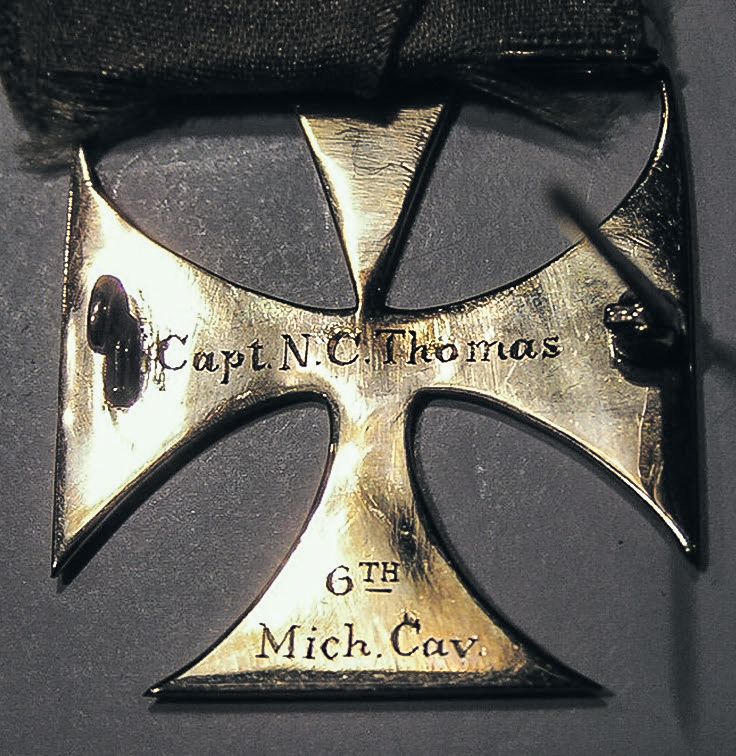 Custer designed this valor medal. Few are known. A similar example solder for just over $100,000 at Cowan’s Auction, Cincinnati, June 2016. (John Beckendorf Collection)