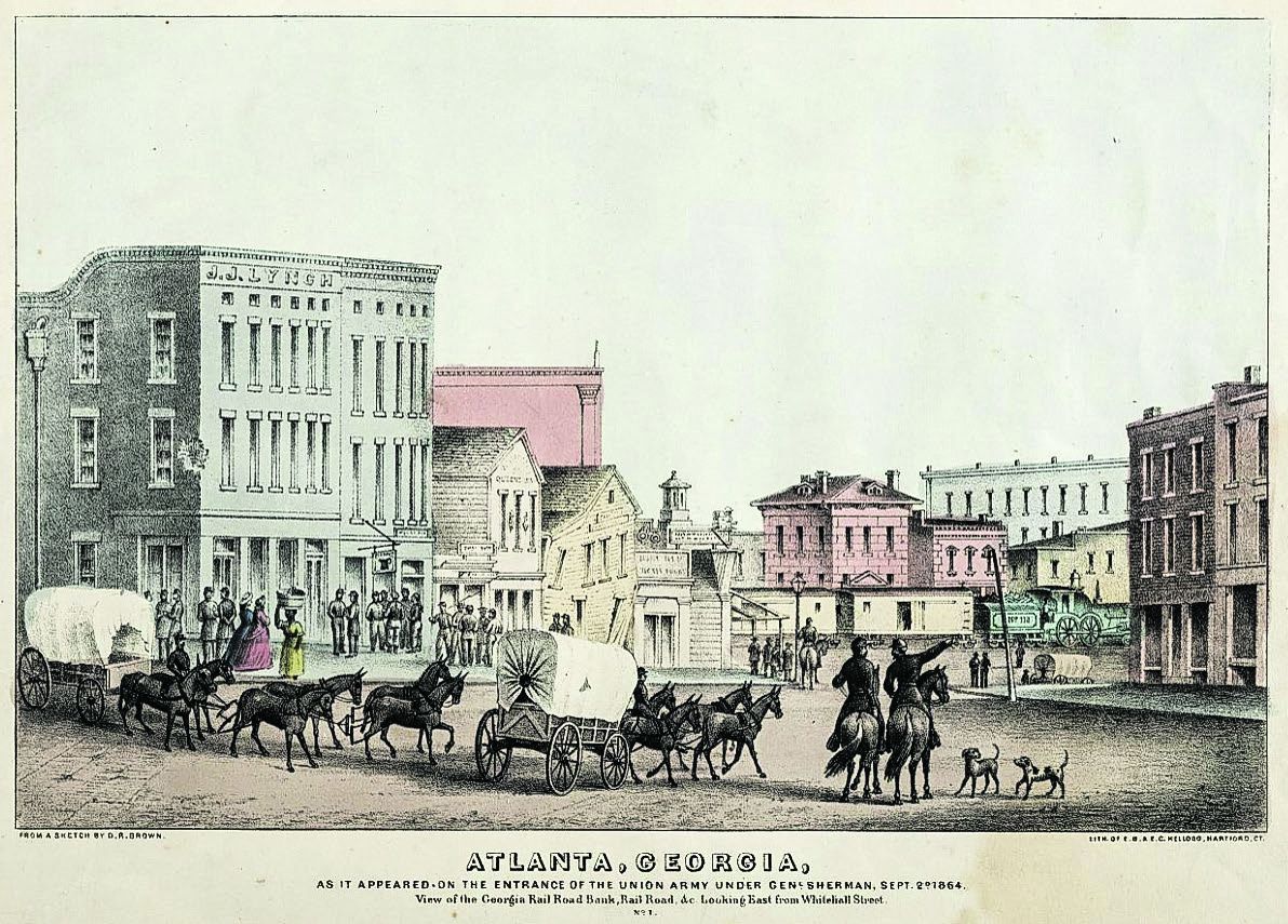 Atlanta, Georgia, As It Appeared on the Entrance of the Union Army under General Sherman, Sept. 2, 1864.