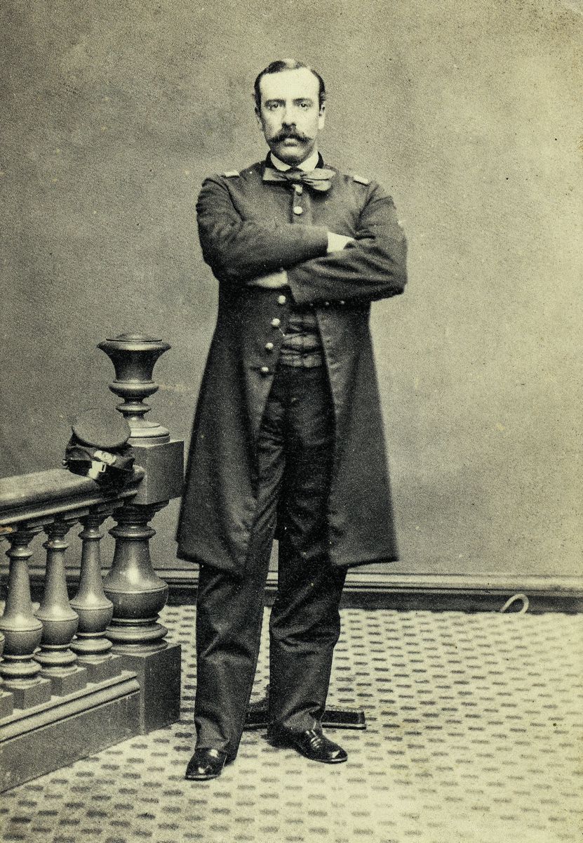 Carte de Visite of Captain Albert Dodd, 17th Maine Infantry, also 3rd Massachusetts Infantry; Maine State Archives. From the McDonald Collection.