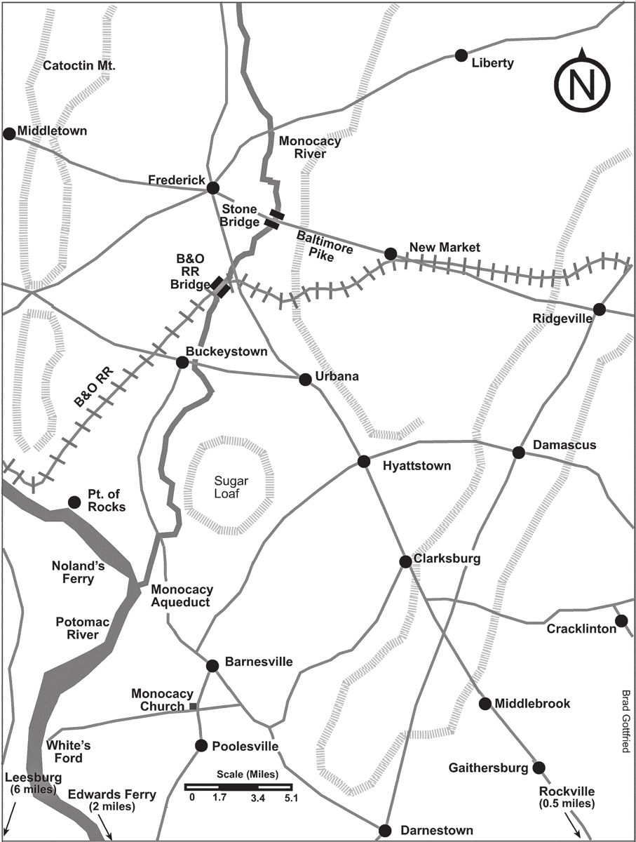 Stuart’s Cavalry map. Brad Gottfried.