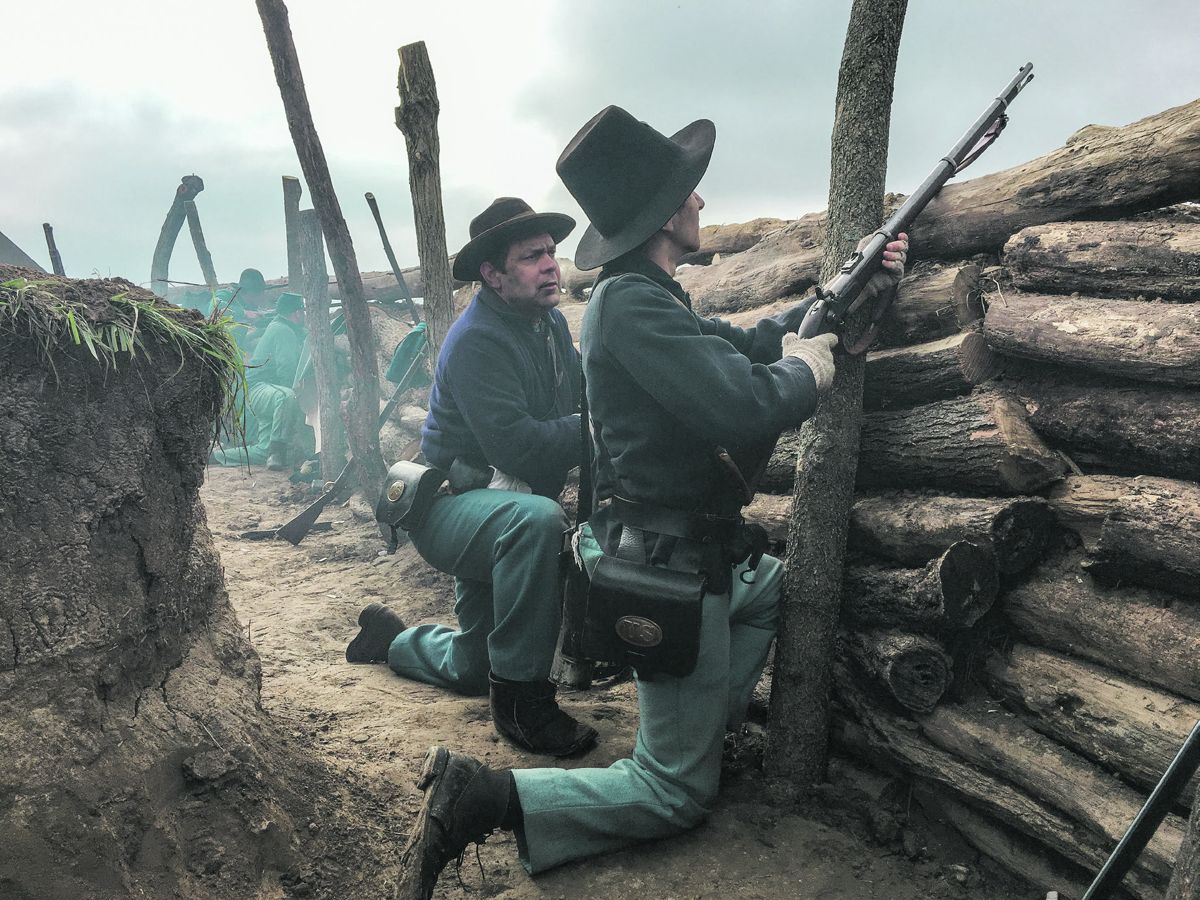A scene from Civil War 1864: A Virtual Reality Experience. Wide Awake Films.
