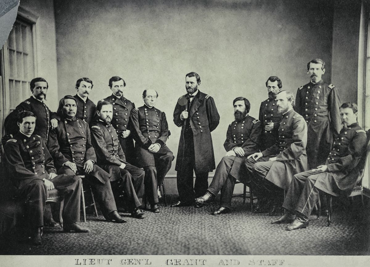 Lieut. Gen’l Grant and Staff. Library of Congress.