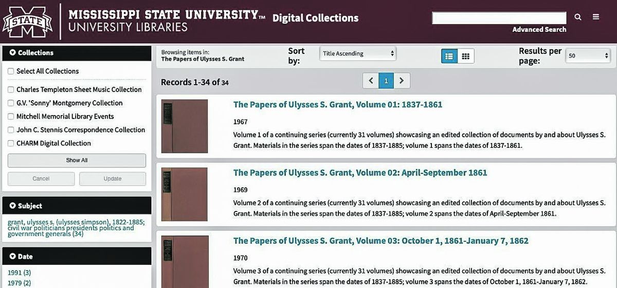 Fig. 1. Grant Papers search page.