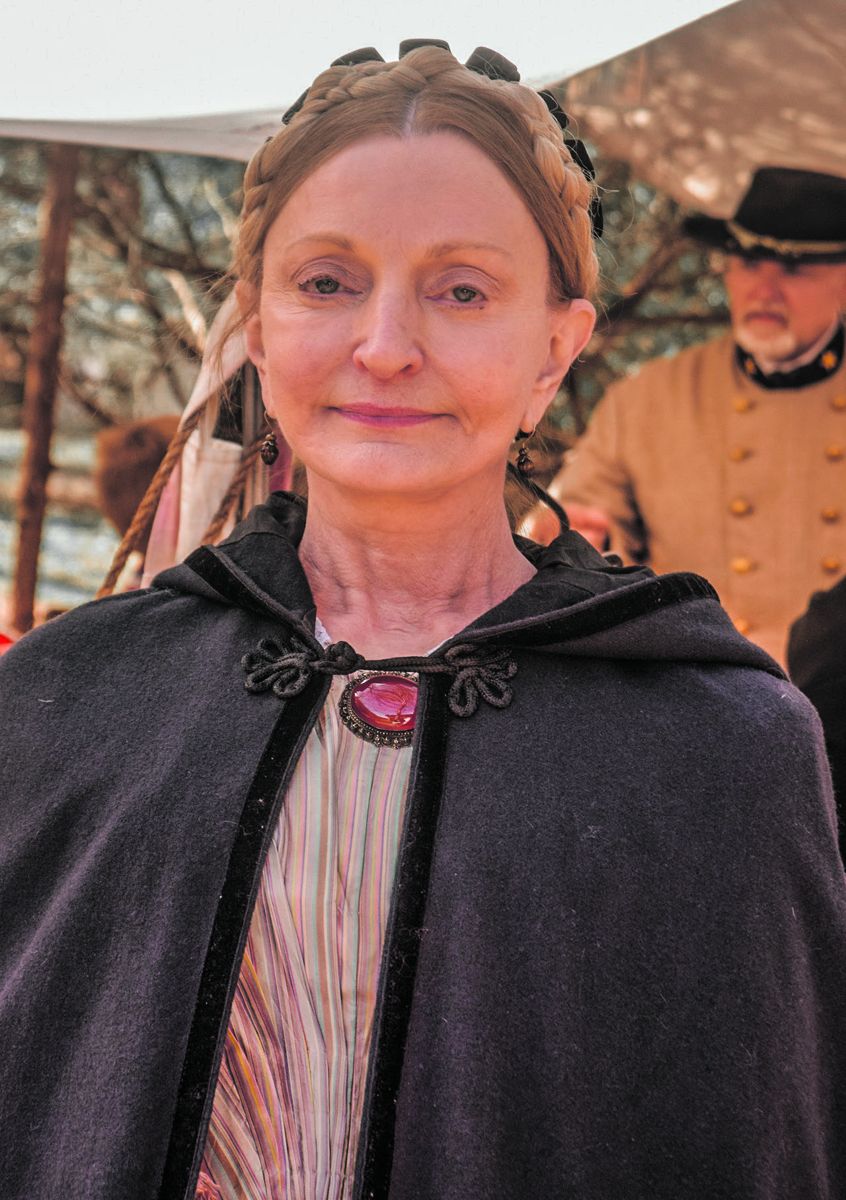Denise Wierzbicki emphasized the sanitary measures that women introduced to the field hospital setting that reduced the recovery time of the soldiers.