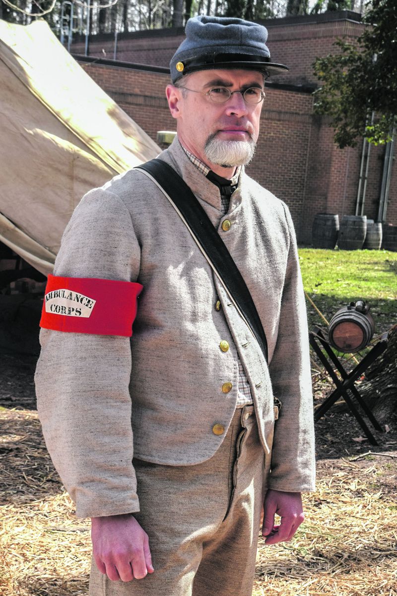 Ambulance Corps personnel were the first responders. “If you could get men to a general hospital for long-term care, the survival rate went up,” said Robert Hester.