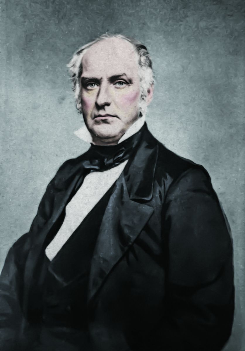 Sen. Edward Baker. Colorization © 2014 civilwarincolor. com, courtesy civilwarincolor.com/cwn. Library of