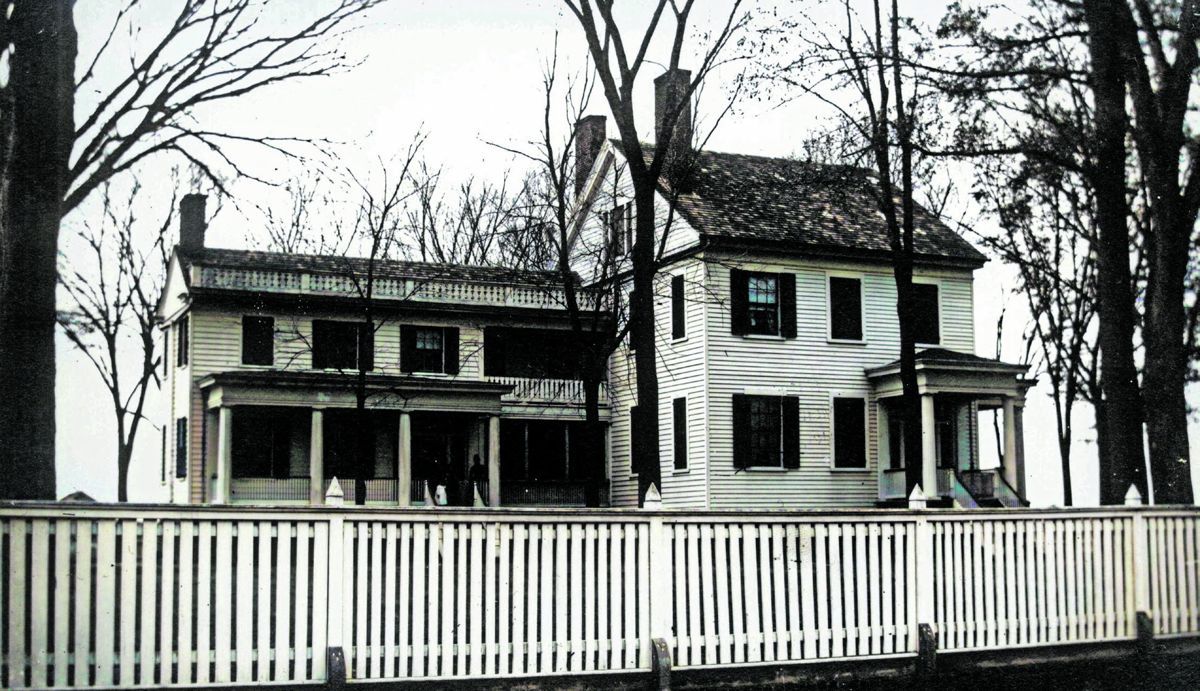 Glencoe survived the Civil War. Courtesy of the Norfolk County Historical Society of Chesapeake. Black & white photo has been colorized.