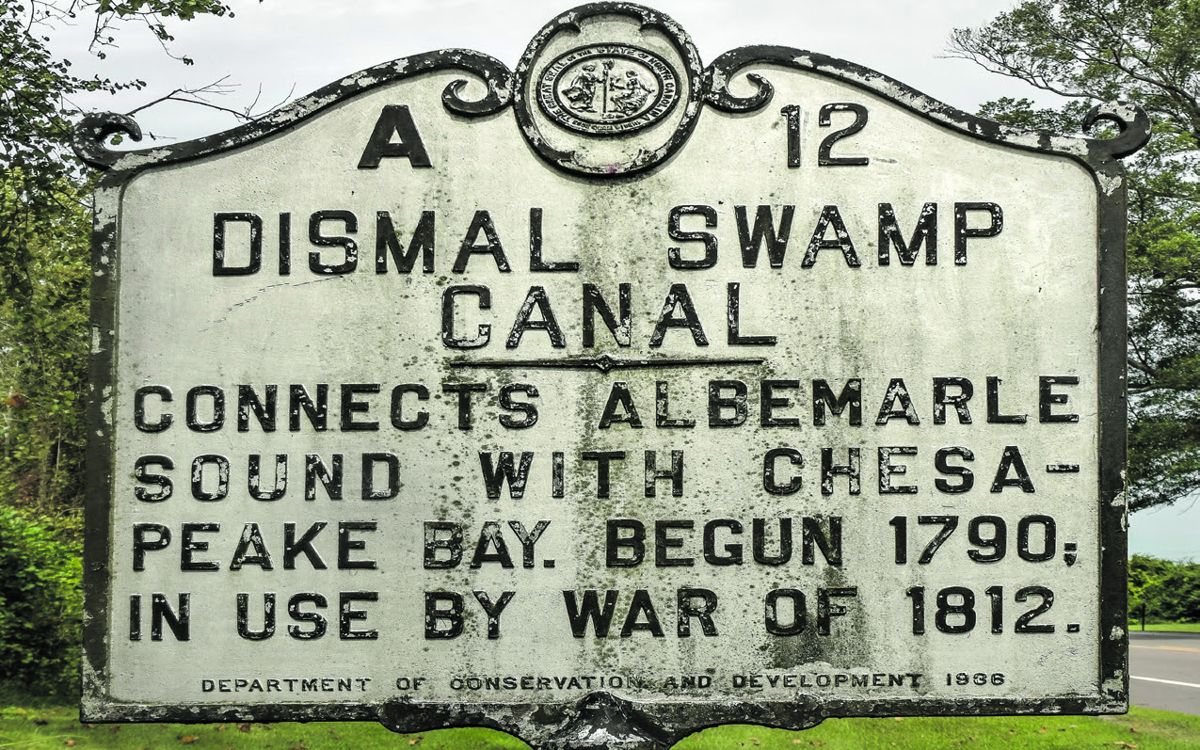 Dismal Swamp Canal at South Mills