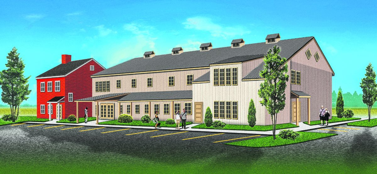 New building rendering.