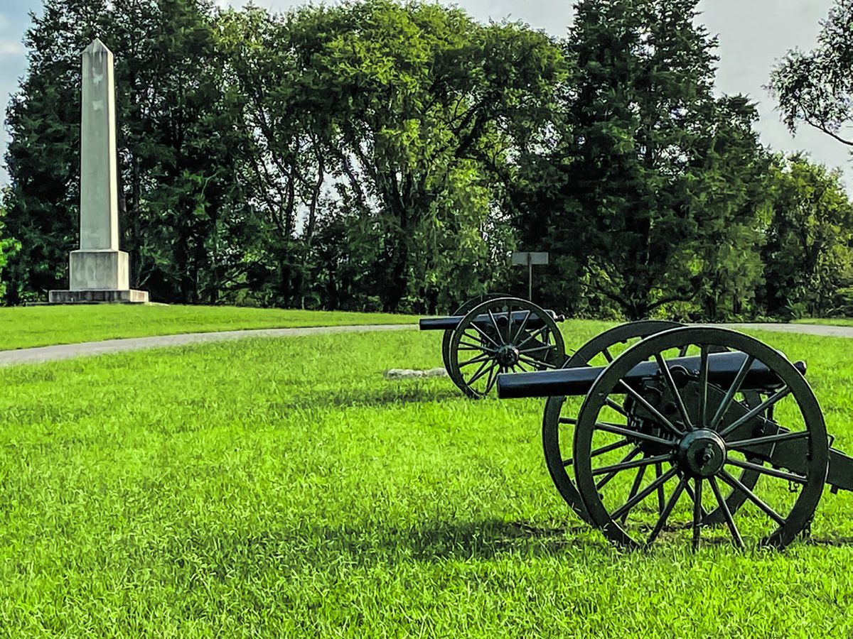 The newly preserved property as Stones River sits along the road to the McFadden Farm (pictured here).