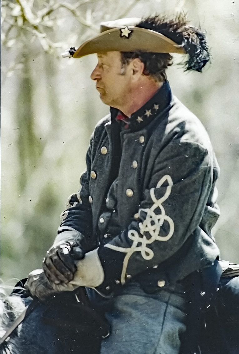 Civil War reenactor Jeff Smith portrayed Colonel John Singleton Mosby in a battle reenactment at Endview Plantation near Newport News, Va.