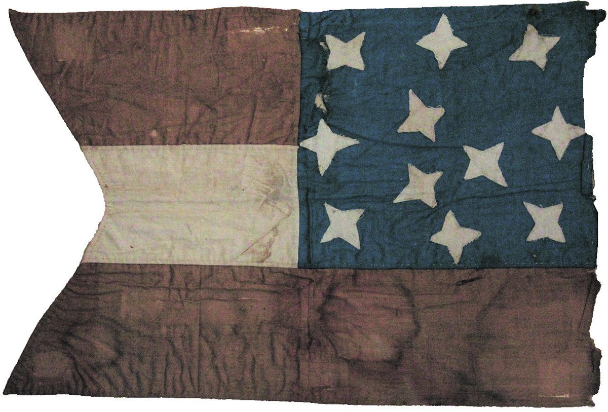 Swallowtail guidon. Courtesy OldSouthAntiques.com.