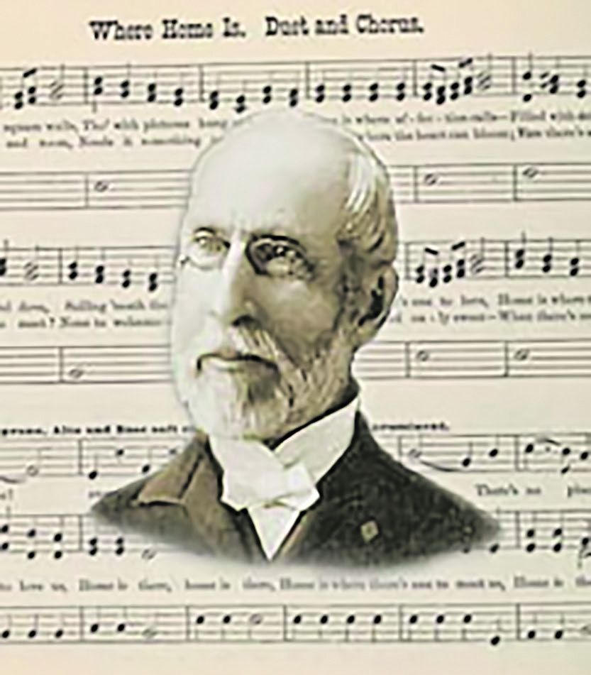 George F. Root, with composition Where the home is, published 1885. Performing Arts Reading Room, Library of Congress.
