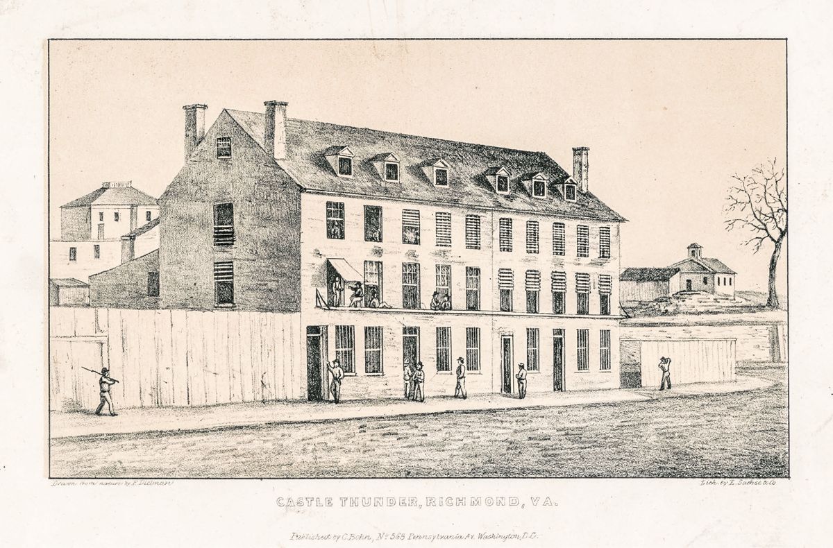 Castle Thunder in Richmond, Va., was Mary Jane’s temporary home until she was sent home to Maine.