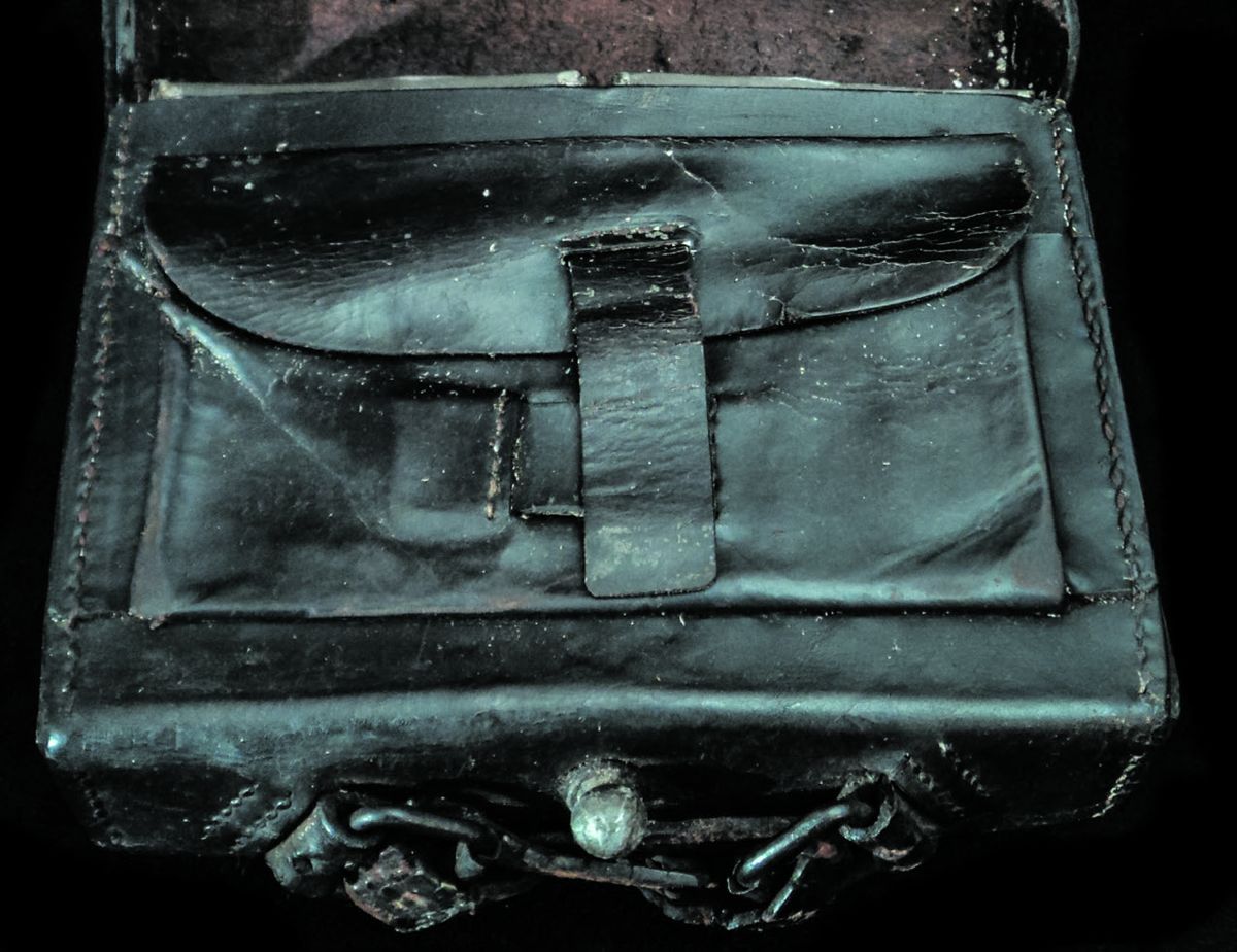 In the tool pouch the infantryman carried the gun tools necessary for field maintenance. Photos courtesy OldSouthAntiques.com.
