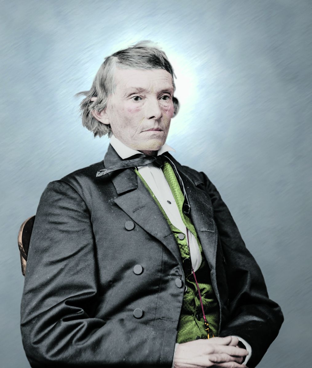 Alexander Hamilton Stephens, Vice President, C.S.A 1861– 1865, colorization © 2011 civilwarincolor.com, courtesy civilwarincolor.com/cwn. Library of Congress.