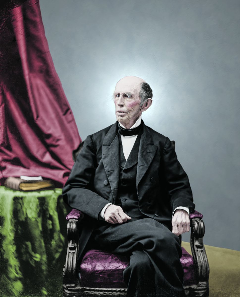 Francis Preston Blair, colorization © 2014 civilwarincolor.com, courtesy civilwarincolor.com/cwn. Library of Congress.