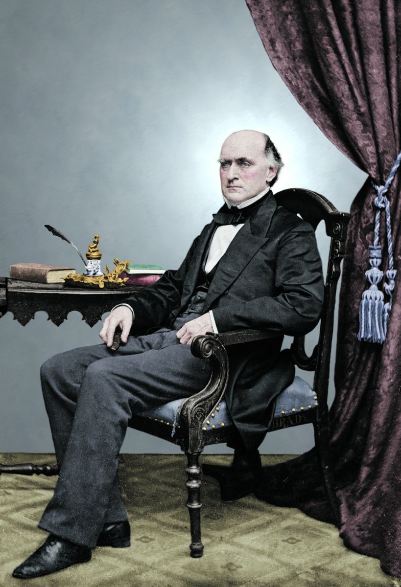 John Archibald Campbell, CSA Assistant Secretary of War, colorization © 2014 civilwarincolor.com, courtesy civilwarincolor. com/cwn. Library of Congress.