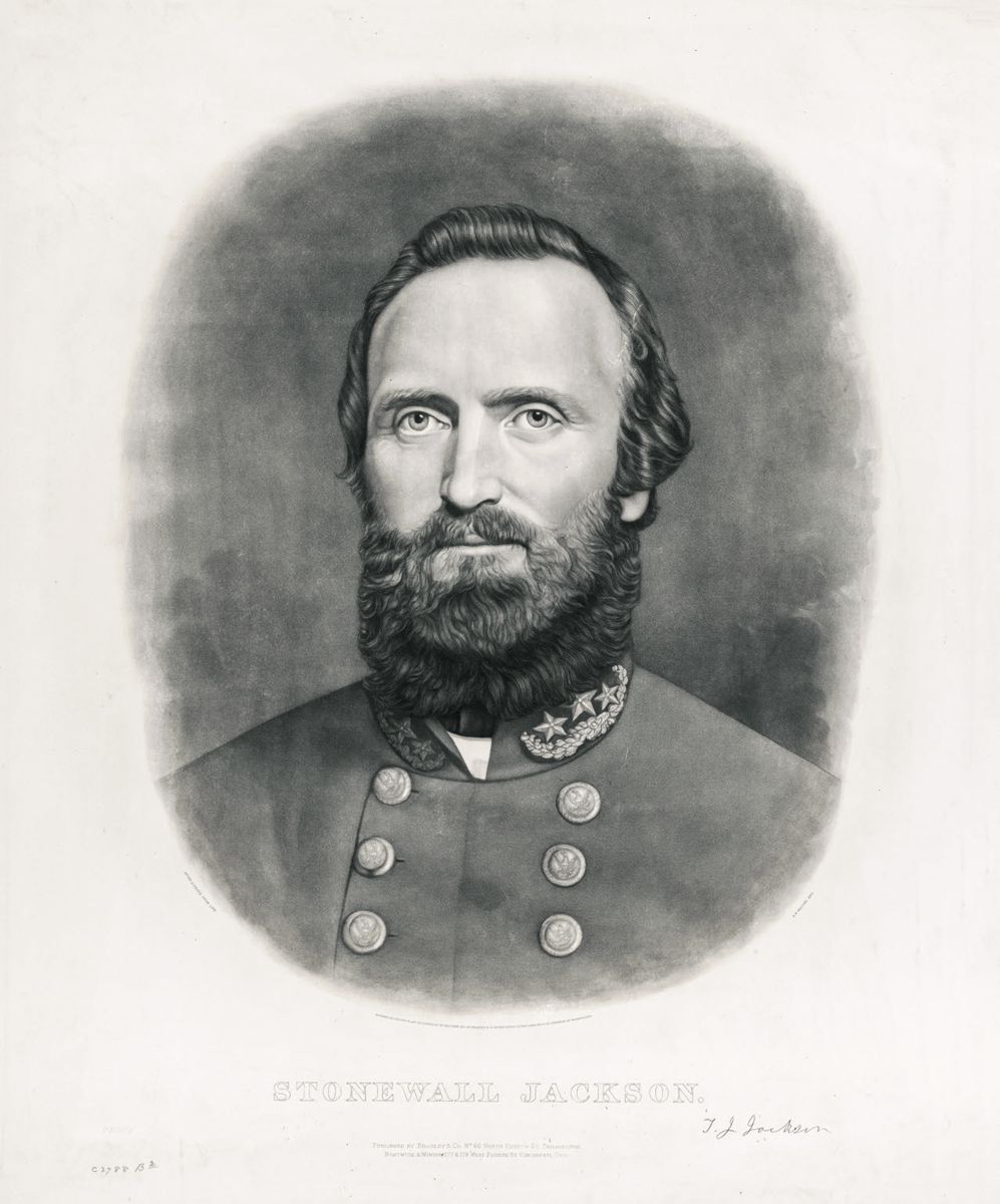 Thomas J. Jackson. [Stonewall Jackson]. A.B. Walter, engraver.