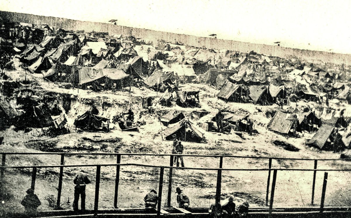 Andersonville Stockade. Library of Congress.