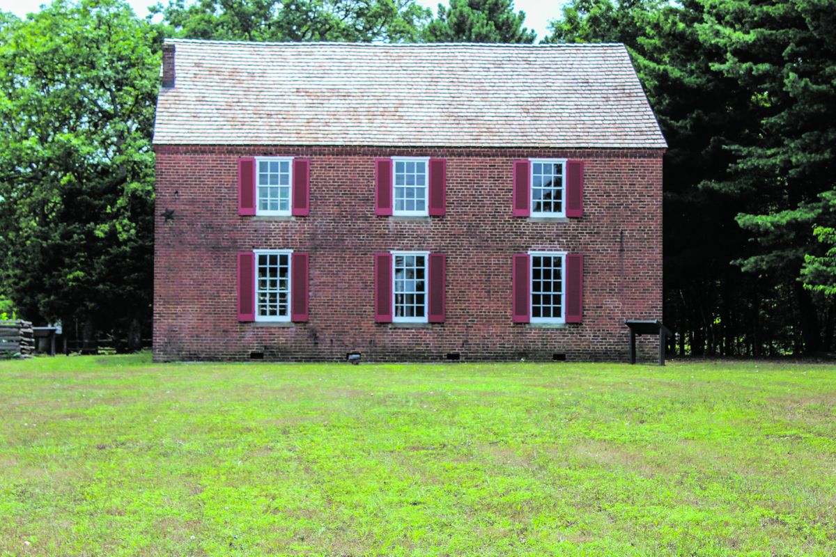 Historic Salem Church still stands, but is now surrounded by busy roads and modern development.