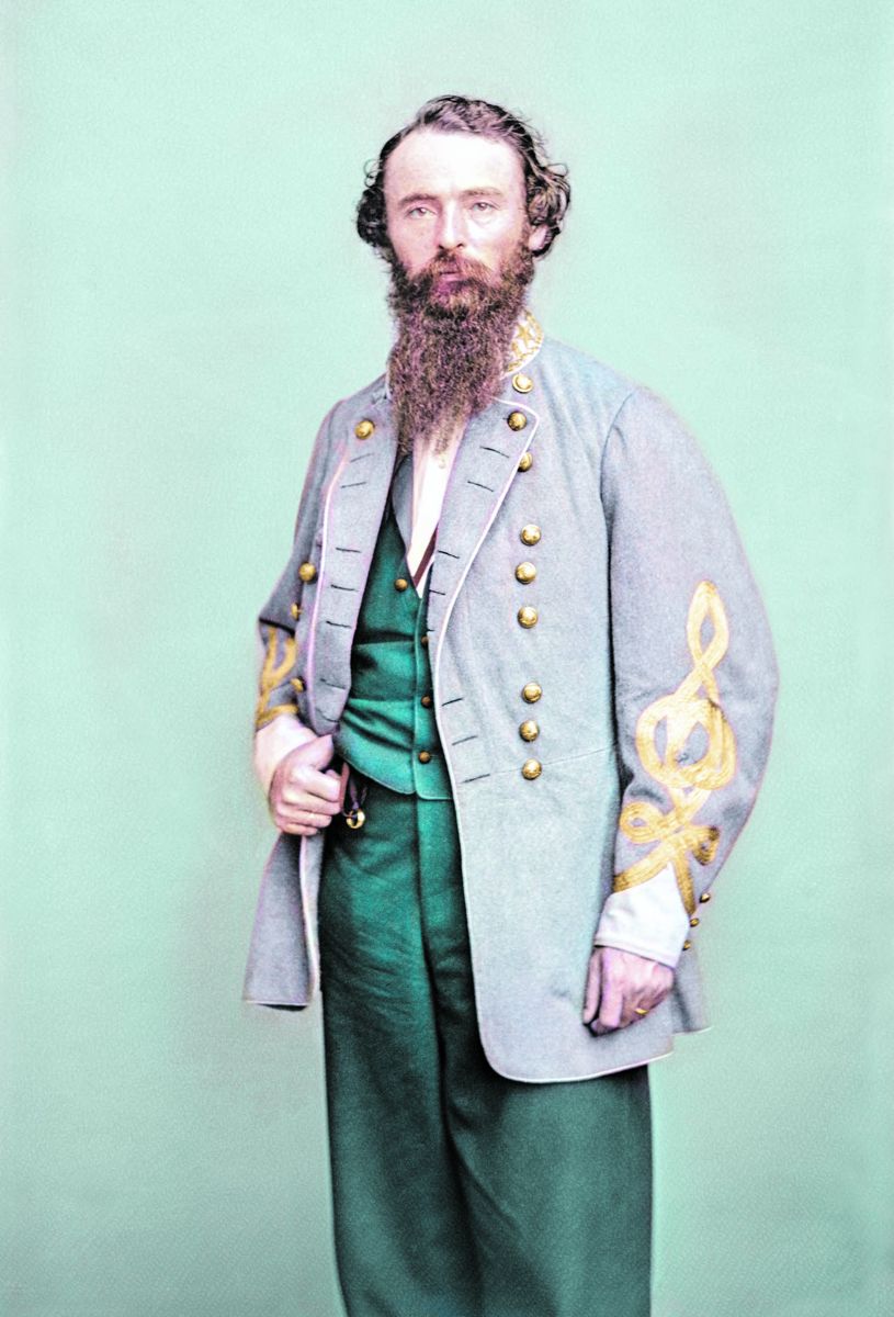 Maj. Gen. James Fleming Fagan, C.S.A., Colorization © 2021 civilwarincolor.com Courtesy civilwarincolor.com/cwn. National
