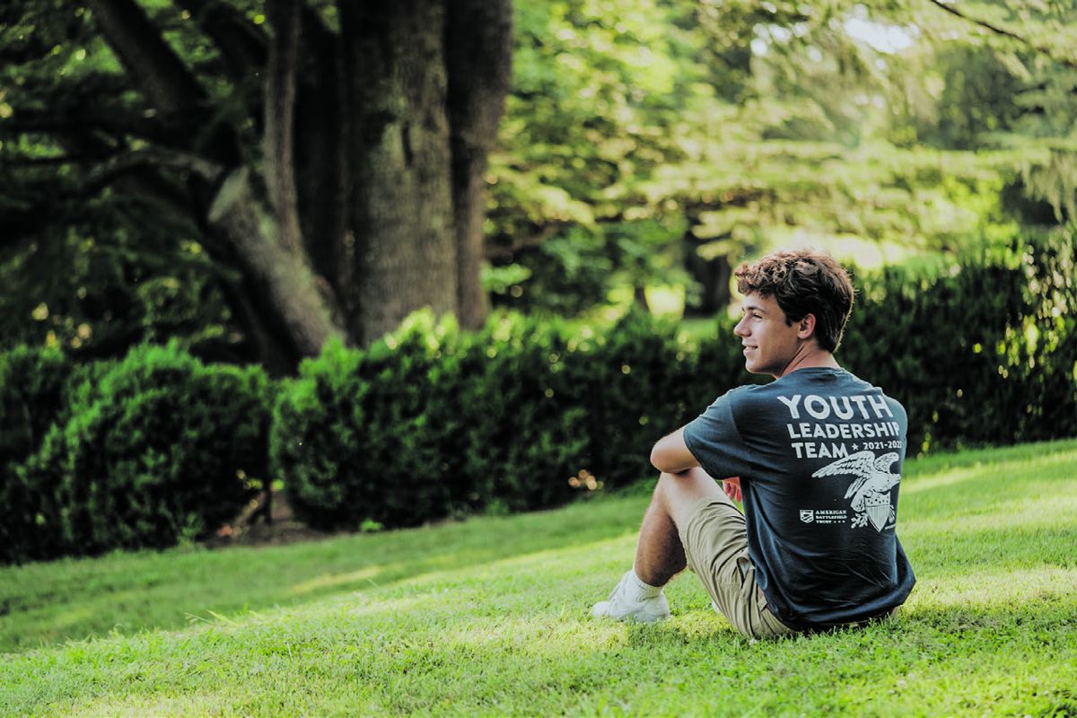 YLT member Hank Thompson, 17, is hoping to expand Civil War interpretation in his hometown of Richmond, Va.