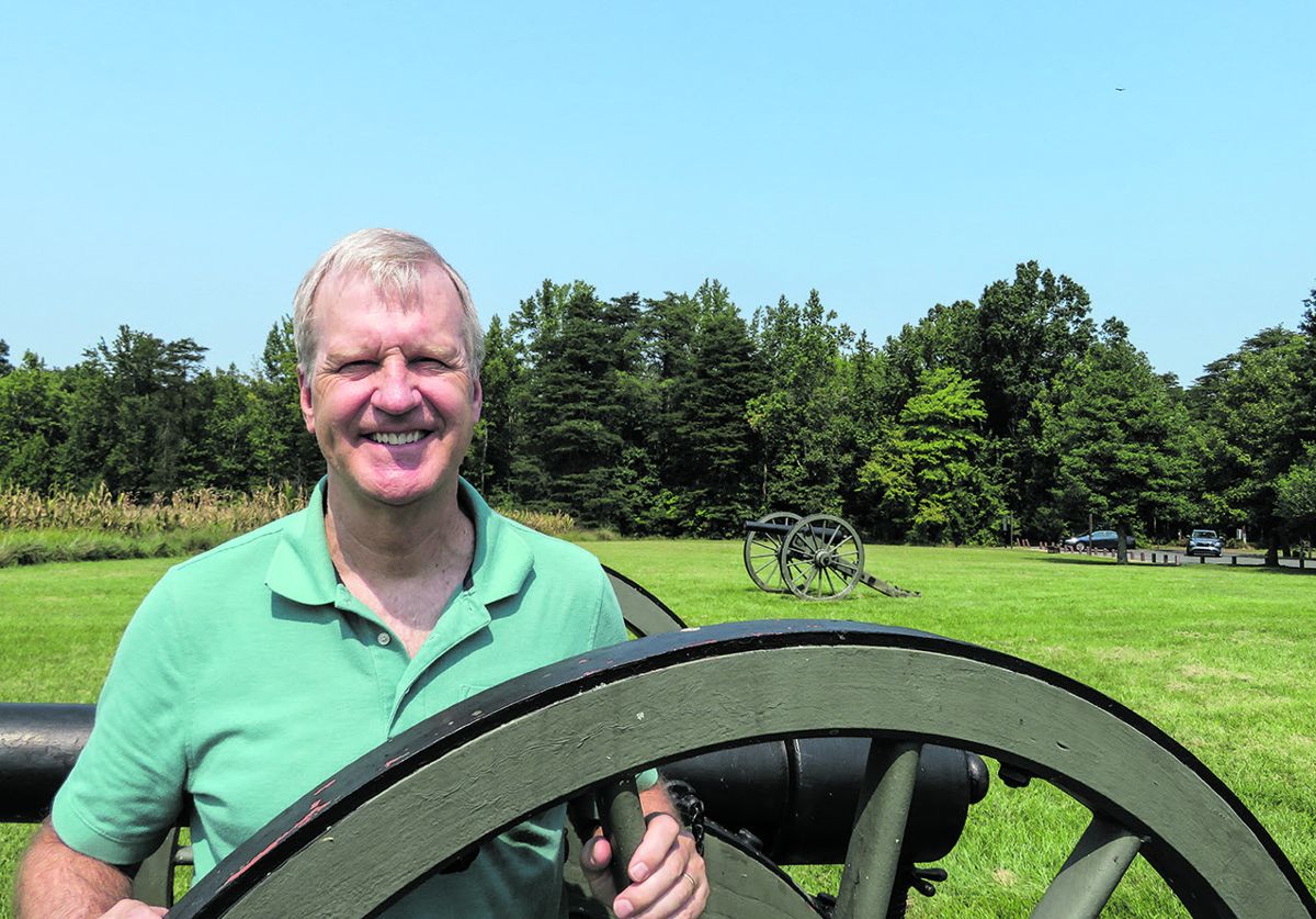 Donald C. Pfanz at Chancellorsville Battlefield, 2021