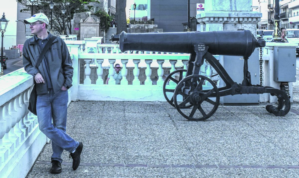 Neil Chatlain, steady as Gibraltar at Gibraltar.
