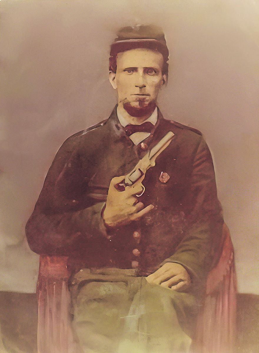 Union soldier Isaac N. Hendrickson, who lost his left eye to a shell fragment during the attack across the property during the Battle of Fisher’s Hill.