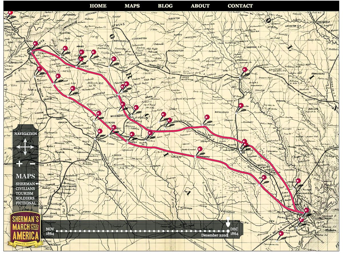Sherman’s March and America: Mapping Memory — photograph 3 from the original article