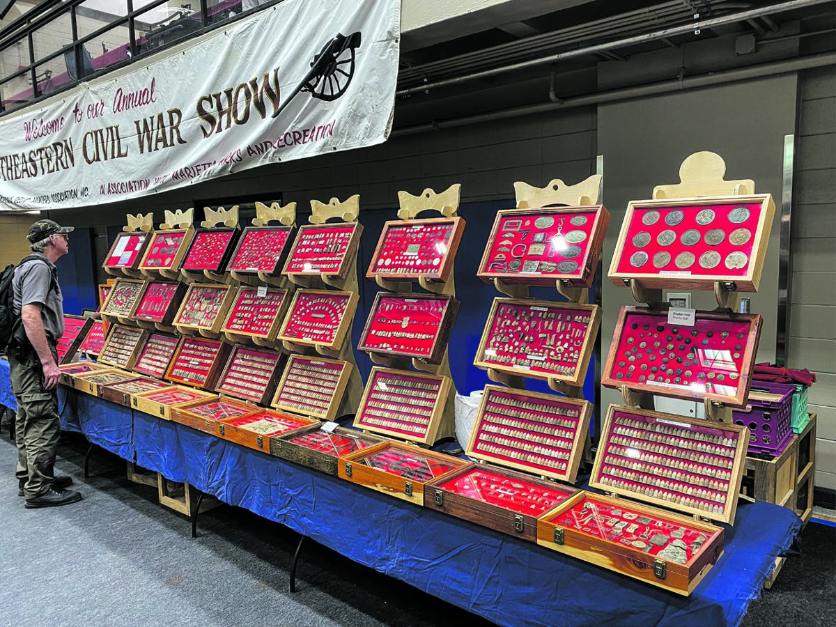 Stan Wills and Roy Baker’s award wining display.