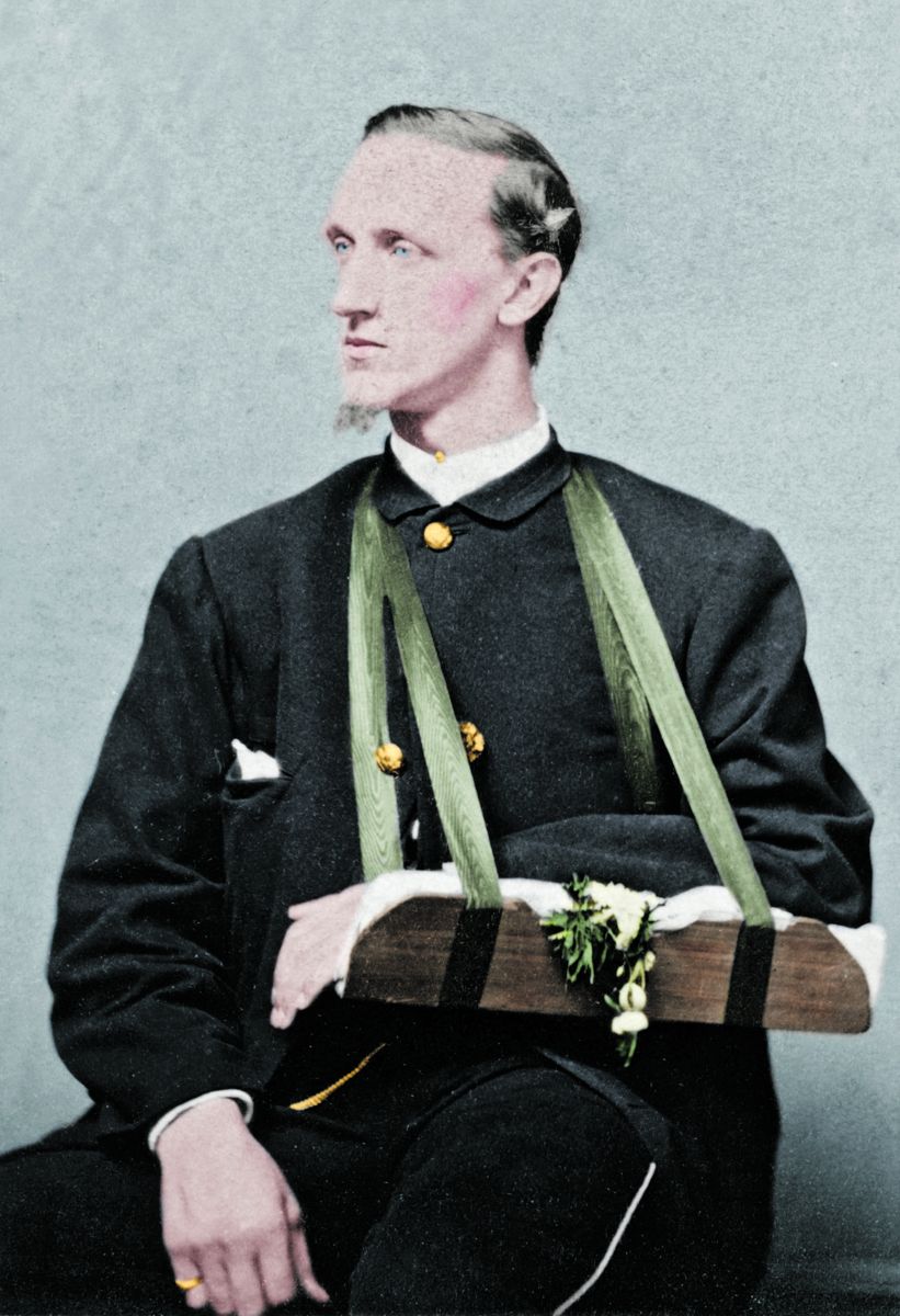 Major General William Francis Bartlett. Colorization © 2021 civilwarincolor.com, courtesy civilwarincolor.com/cwn. Library