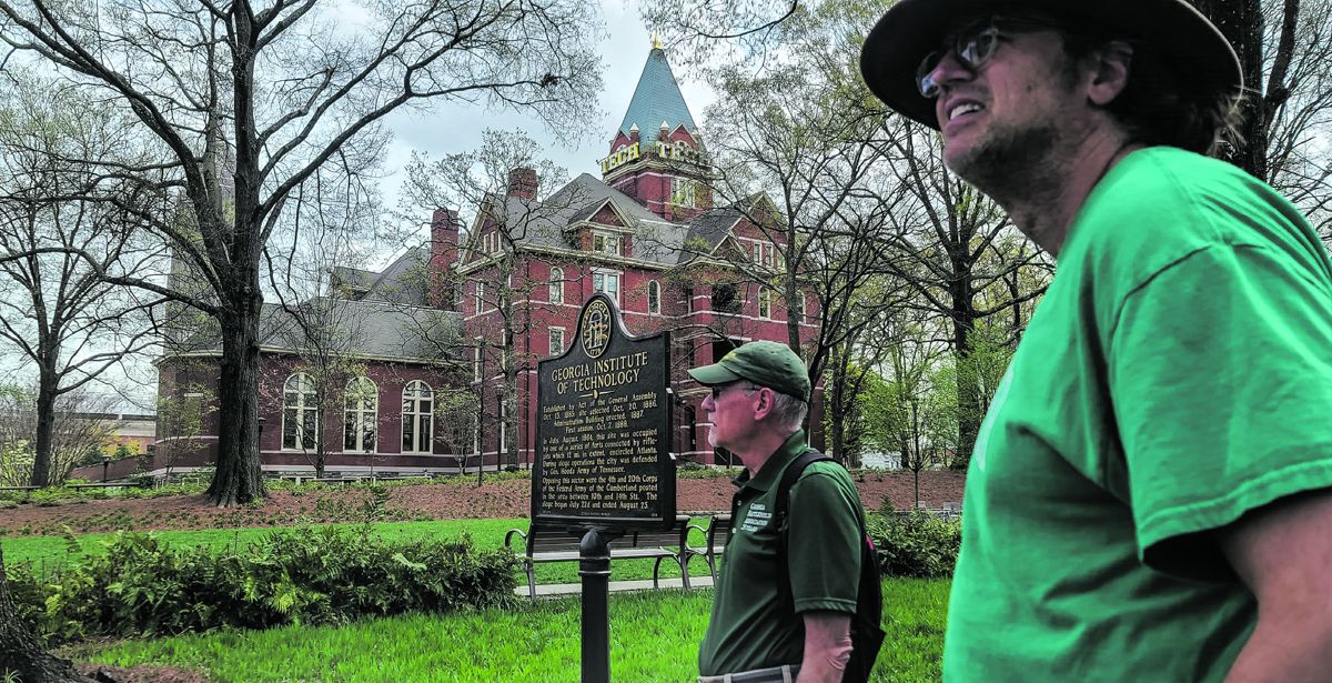 Once Confederate Defensive Works, now Georgia Tech. Photo by Gould Hagler.