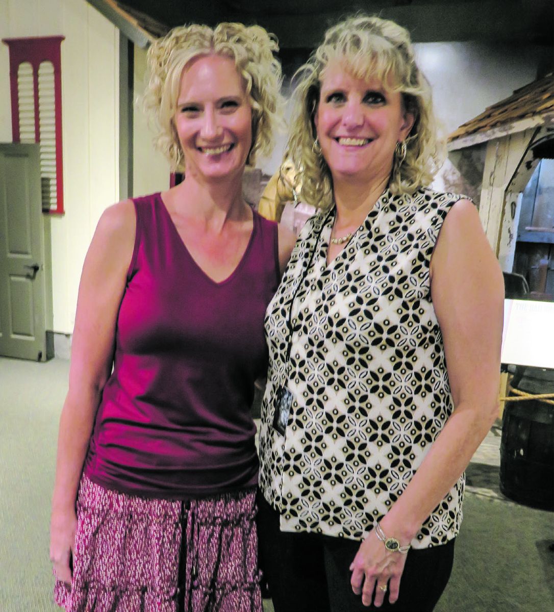 Sarah Closson of Savas Beatie and Gettysburg Heritage Center’s Tammy Myers.