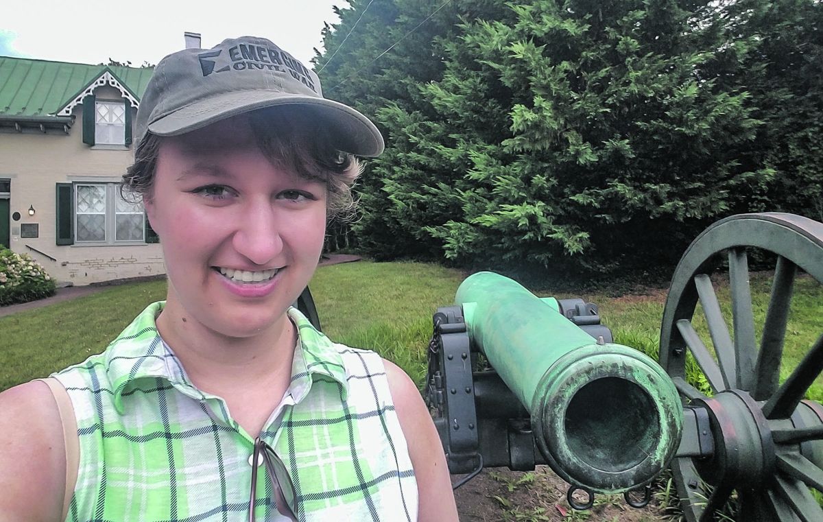 Sarah Kay Bierle visits Stonewall Jackson’s HQ in WInchester.