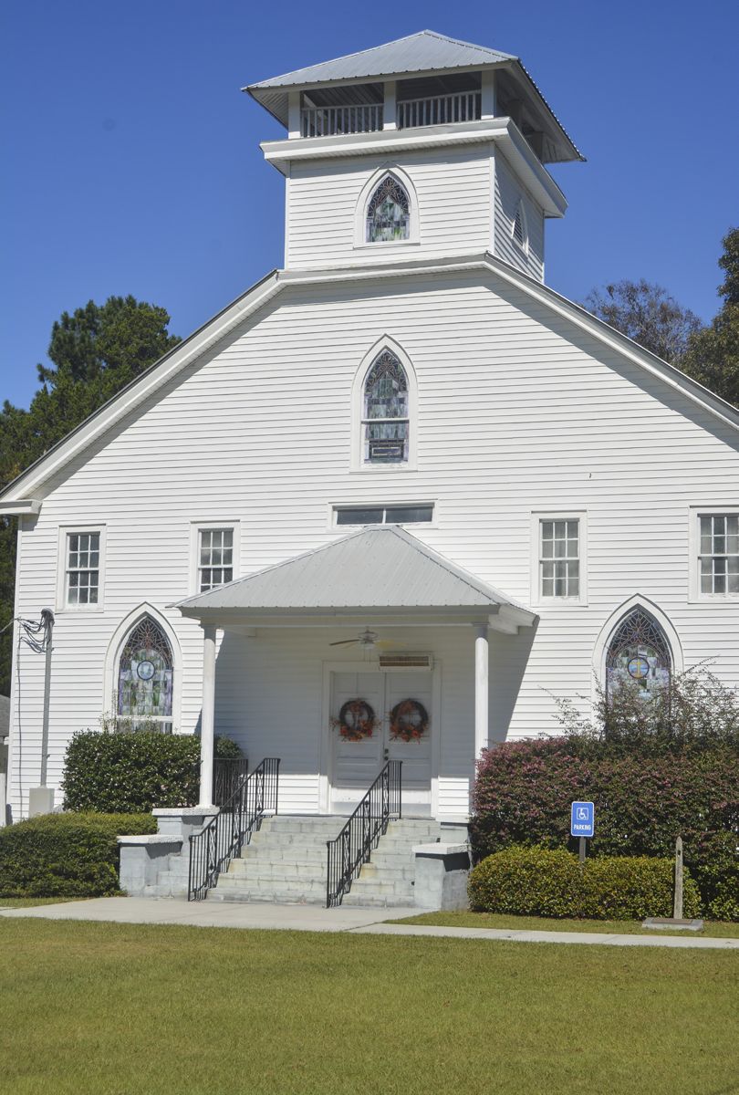 Little Ogeechee Baptist Church in Oliver. Congregation dates to 1790s. Current structure built in 1912.