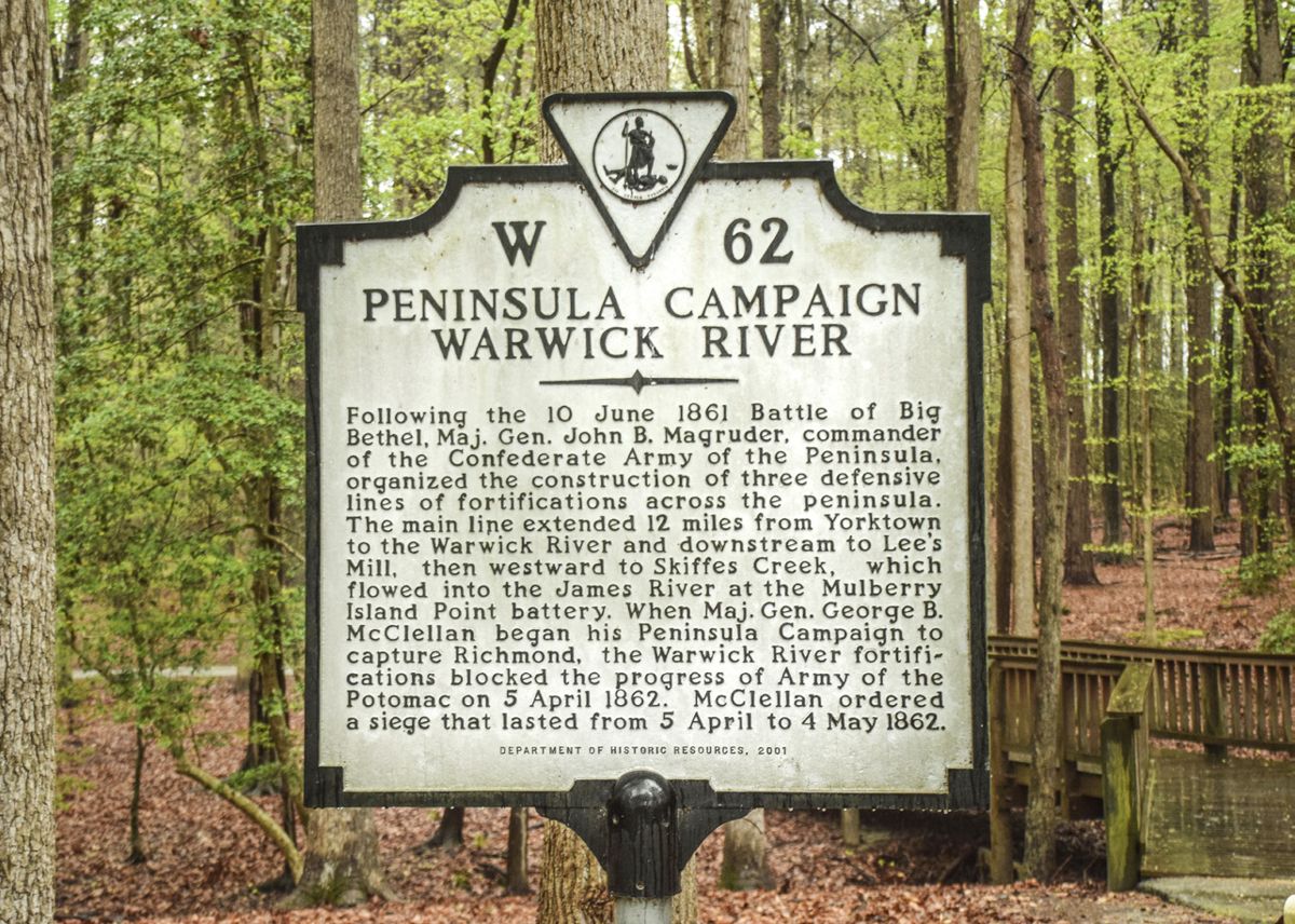 Peninsula Campaign Marker.